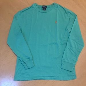 Polo Ralph Lauren Teal Long Sleeve Shirt Boys L